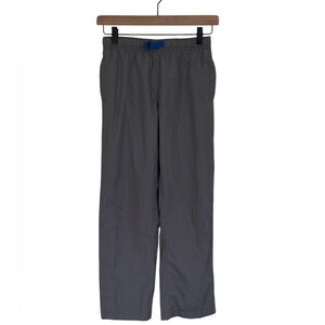 Lands End Track Pants Boys Size 10-12 Grey/ Blue Gym Bottoms Kids